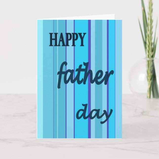 Blaue Streifen Karte (Vorderseite)