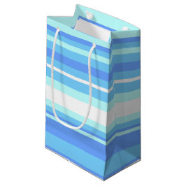 Blaue Streifen Kleine Geschenktüte