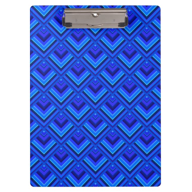 Blaue Streifen Klemmbrett (Vorderseite)