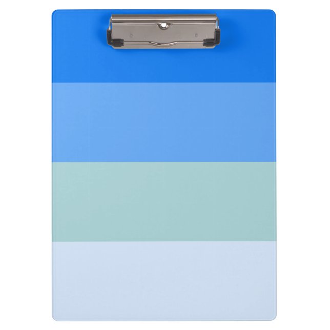 Blaue Streifen Klemmbrett (Vorderseite)