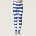 Blaue Streifen Leggings<br><div class="desc">blaue Streifen auf den Leggings-Bezüge</div>