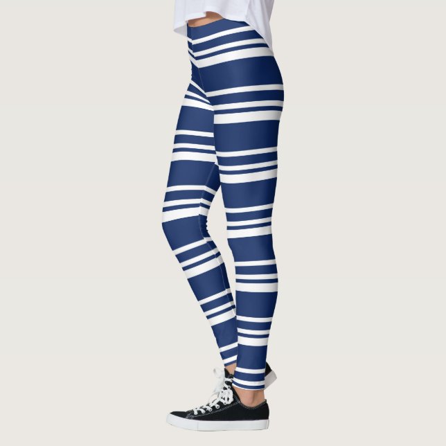 BLAUE STREIFEN LEGGINGS (Links)
