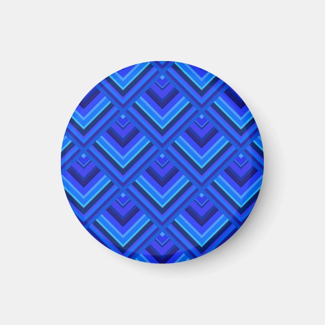 Blaue Streifen Magnet (Vorne)
