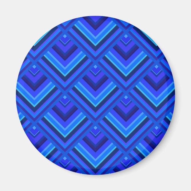 Blaue Streifen Magnet (Vorne)