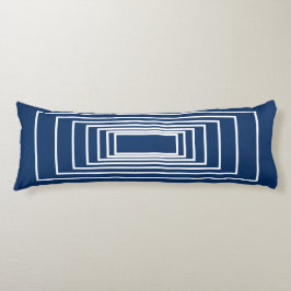 Blaue Streifen minimalistisch Seitenschläferkissen