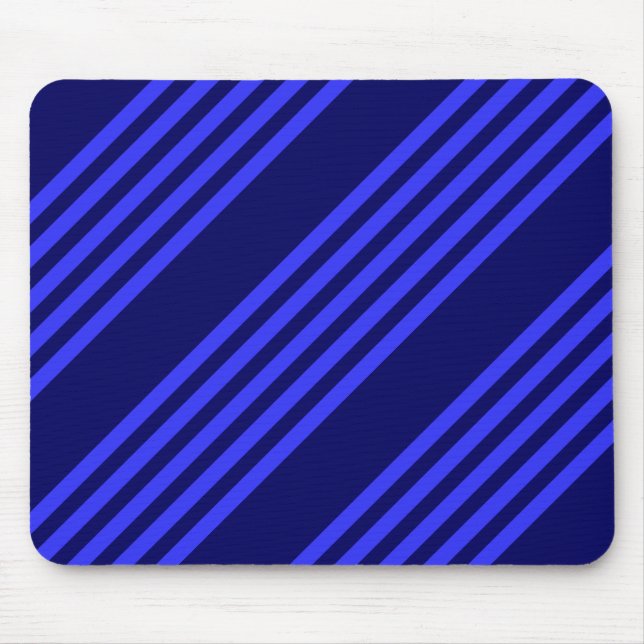 Blaue Streifen Mousepad (Vorne)