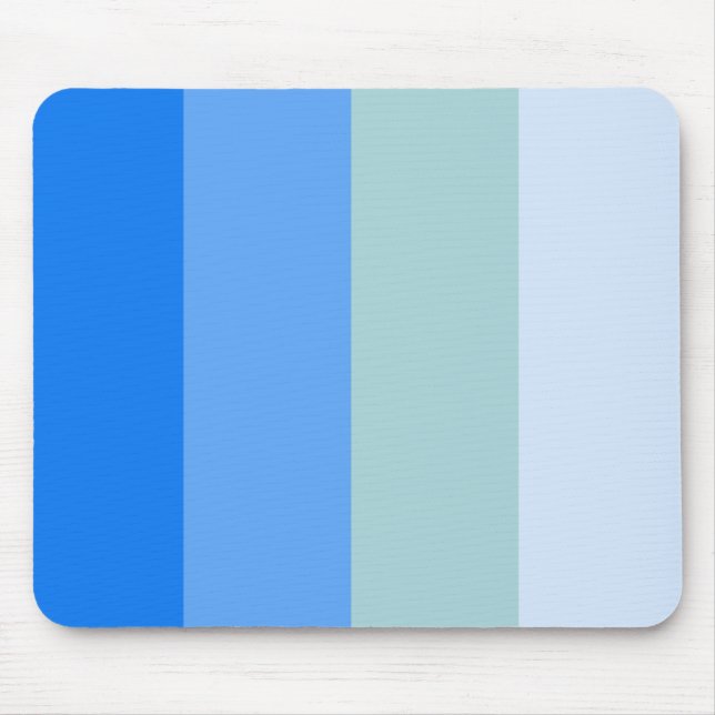 Blaue Streifen Mousepad (Vorne)
