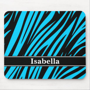 Blaue Streifen Muster Mousepad