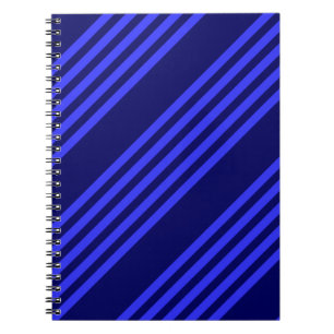 Blaue Streifen Notizblock