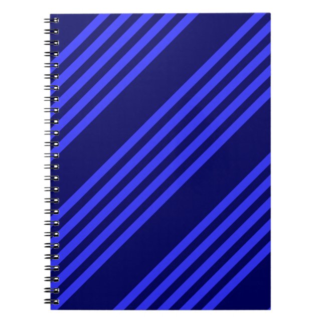 Blaue Streifen Notizblock (Vorderseite)