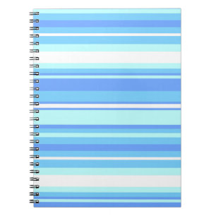 Blaue Streifen Notizblock