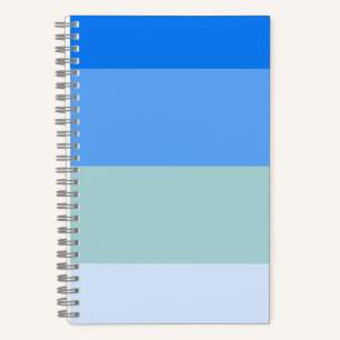 Blaue Streifen Notizbuch