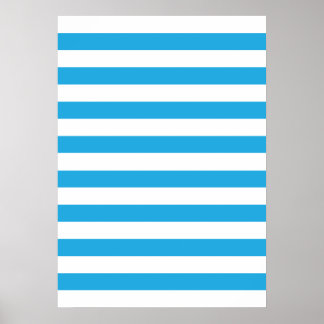 Blaue Streifen Poster