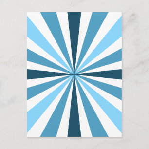 Blaue Streifen Postkarte
