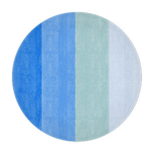 Blaue Streifen Schneidebrett