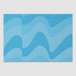 Blaue Streifen Seidenpapier