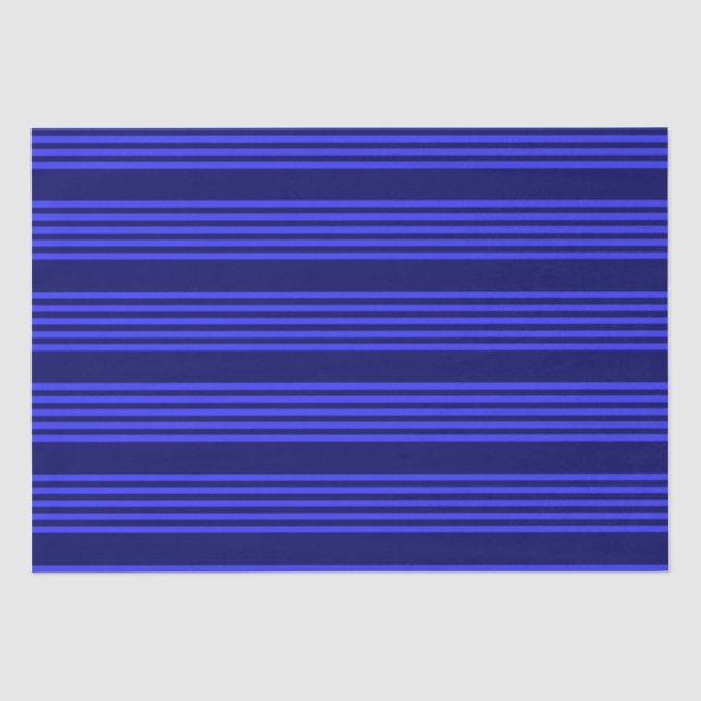 Blaue Streifen Seidenpapier (Vorderseite)