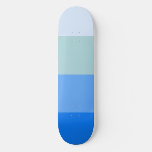 Blaue Streifen Skateboard (Vorderseite)