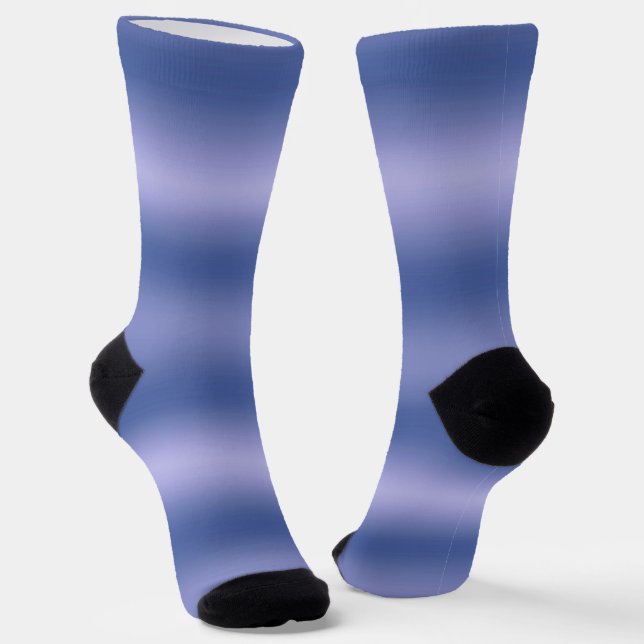 Blaue Streifen Socken (Gewinkelt)