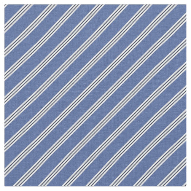 Blaue Streifen Stoff (Nahaufnahme)