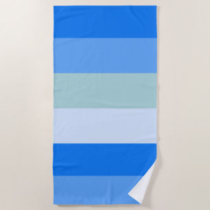 Blaue Streifen Strandtuch