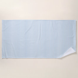 Blaue Streifen Strandtuch