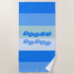 Blaue Streifen Strandtuch
