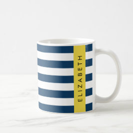 Blaue Streifen, Streifen, Ihr Name Kaffeetasse