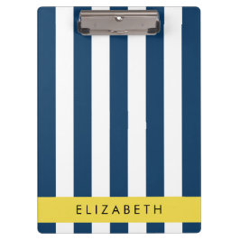 Blaue Streifen, Streifen, Ihr Name Klemmbrett