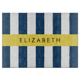 Blaue Streifen, Streifen, Ihr Name Schneidebrett