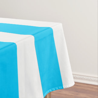 Blaue Streifen Tischdecke