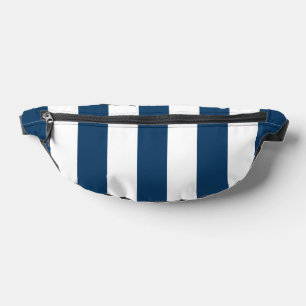 Blaue Streifen, weiße Streifen, gestreiftes Muster Bauchtasche
