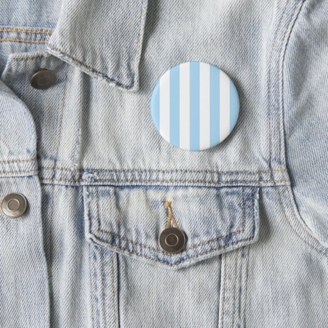 Blaue Streifen, weiße Streifen, gestreiftes Muster Button (Beispiel)