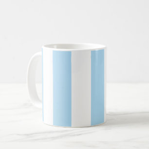 Blaue Streifen, weiße Streifen, gestreiftes Muster Kaffeetasse