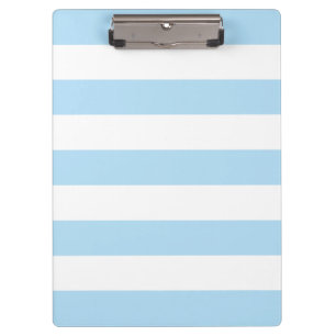 Blaue Streifen, weiße Streifen, gestreiftes Muster Klemmbrett