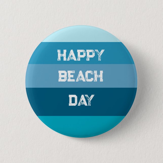 Blaue Stripes-Word-Vorlage Button (Vorderseite)