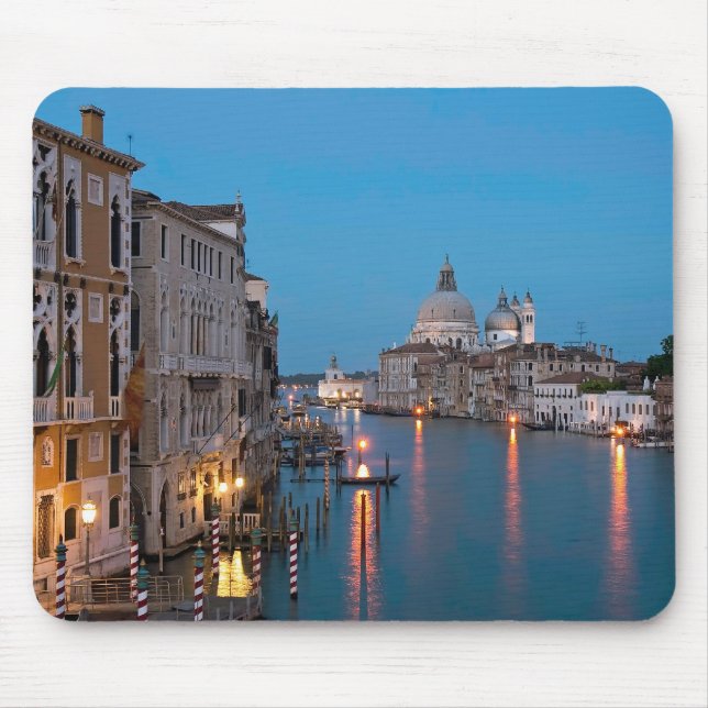 Blaue Stunde Canale großes Mousepad (Vorne)