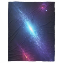 Blaue Supernova-Nebel kosmischer tiefer Raum