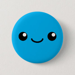 Blaue Süsse Button