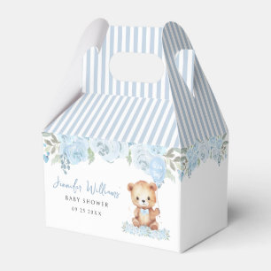 Blaue süße Teddybär-Baby-Party-Süßigkeiten-Geschen Geschenkschachtel