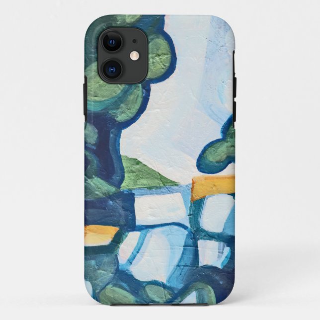 Blaue Tage Inspirationslandschaft Case-Mate iPhone Hülle (Rückseite)