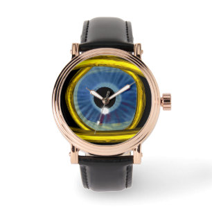 BLAUE TALISMAN / GOLD BLAUE EYE ARMBANDUHR