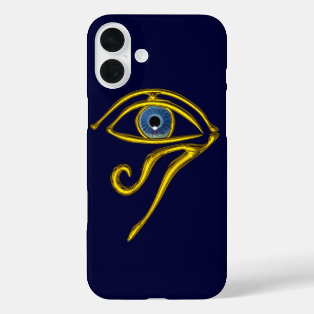 BLAUE TALISMAN Gold Horse Eye Case-Mate iPhone Hülle (Rückseite)