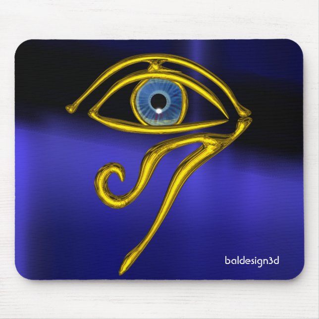 BLAUE TALISMAN / GOLD HORUS AUGE MOUSEPAD (Vorne)