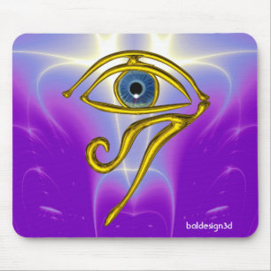 BLAUE TALISMAN / GOLD HORUS AUGE MOUSEPAD