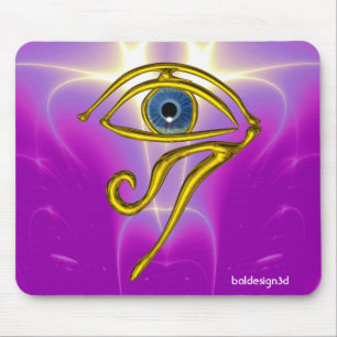 BLAUE TALISMAN / GOLD HORUS AUGE MOUSEPAD