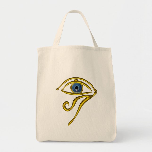BLAUE TALISMAN / GOLD HORUS AUGE TRAGETASCHE (Vorne)