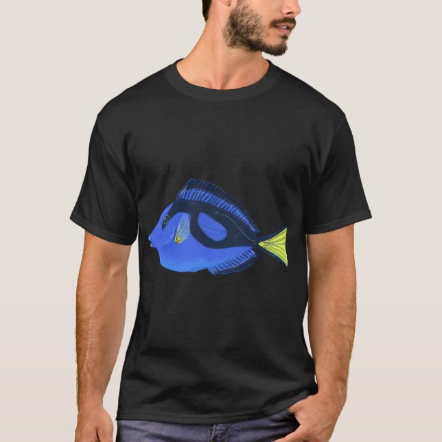 Blaue Tang T-Shirt (Vorderseite)