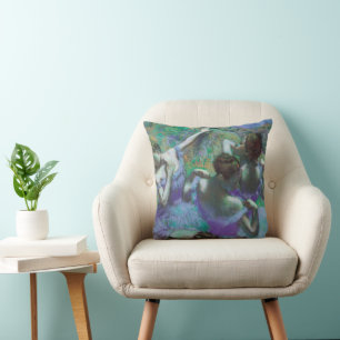 Blaue Tänzerinnen von Edgar Degas, Vintage Impress Kissen
