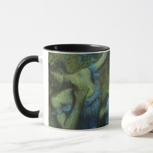 Blaue Tänzerinnen von Edgar Degas, Vintage-Impress Tasse